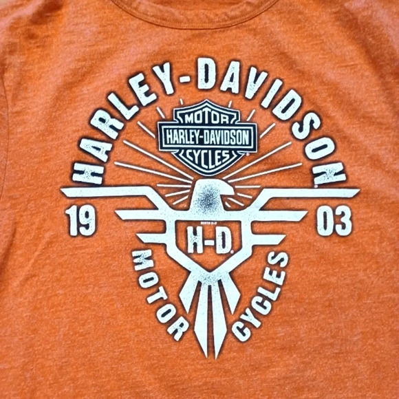 Harley Davidson t-town tshirt womens large - Picture 3 of 5